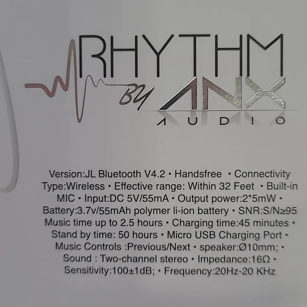 🎁 Rhythm ION Metallic Wireless Earbuds - Metallic Pink - Picture 4 of 4